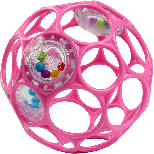 Oball baby rammelaar roze - - vanaf 0 maanden