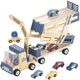 Topbright houten auto transporter racebaan
