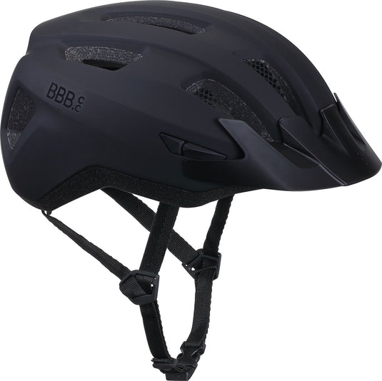 Bbb cycling racefiets helm met helmtas - medium: 52 - 58 cm - wielrennen, mtb stadfiets - wasbare padding - fietshelm dames heren - mat zwart - condor 2.0 bhe-173t
