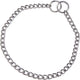 Hs sprenger dog collar silver 2,5 mm links twisted (60 cm)