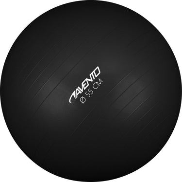 Avento fitnessbal -gymbal - ø 55cm - zwart
