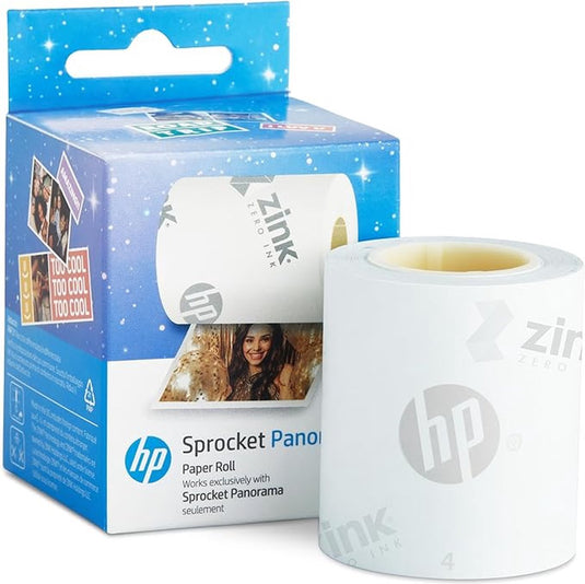 Hp - paper for 500 panorama - instant printing - printpapier - 54 prints - maak 0,5 tot 2 inch lange kleurenfoto's