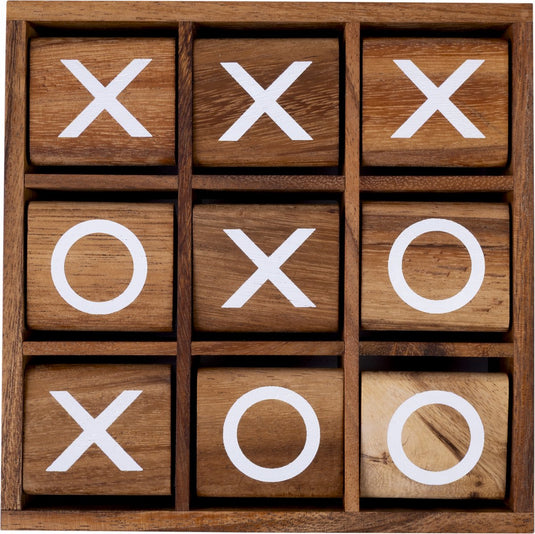 Engelhart xo spin xl – houten 3 op een rij spel – boter, kaas en eieren xl – strategisch denkspel – 2 spelers –