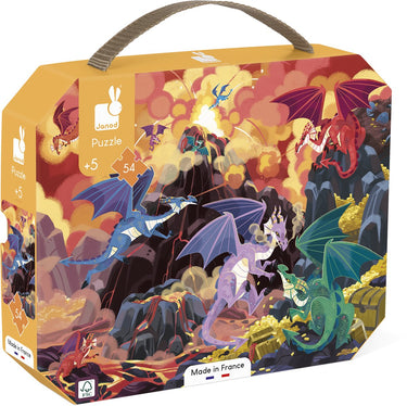 Janod - puzzel - vurige draken