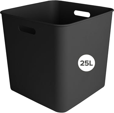 Sunware sigma home cube box 25l - 31.8x31.8x31.1 cm - zwart