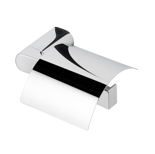 Geesa wynk toiletrolhouder met klep - rechts - chroom