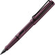 Lamy safari scarlet vulpen | ergonomische grip | gepoetste stalen penpunt f | robuuste asa-kunststof behuizing | inclusief blauwe t 10 inktpatroon | rechtshandig