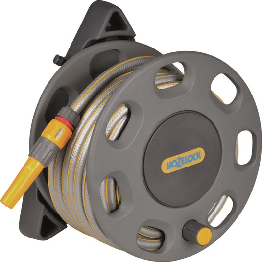 Hozelock compact wandslanghouder + 15 m slang