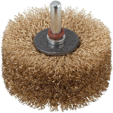 Wolfcraft - boormachine staalborstel voor hout - ø 80 mm - balken renoveren - 2265000