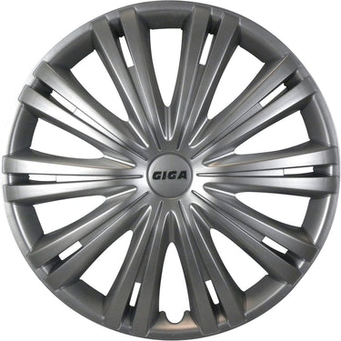 Carpoint wieldoppen giga 16 inch abs zilver set van 4