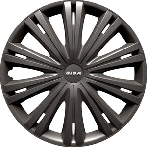 wieldoppen Giga 15 inch ABS antraciet set van 4