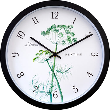 Nextime anethium – buitenklok – 30.5 cm – metaal – wit – weerbestendig