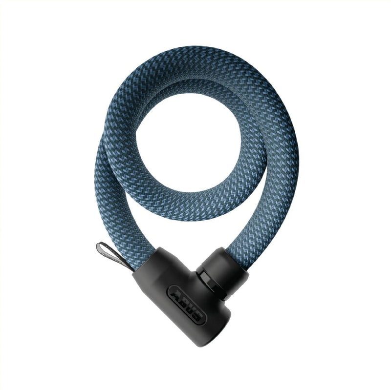 Load image into Gallery viewer, Abus fietsslot textiel-kettingslot - yarnit™ 4004k - security level 7 - blauw - 110 cm - geschikt voor elektrische fietsen en stadsfietsen - lichtgewicht - slechts 0,88 kg
