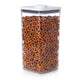 Oxo good grips voorraadbus 'pop' 2.0 - groot vierkant - hoog - 5,7 liter