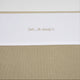 Meyco baby ssst...ik slaap!! wieglaken - sand - 75x100cm - 0.3 tog