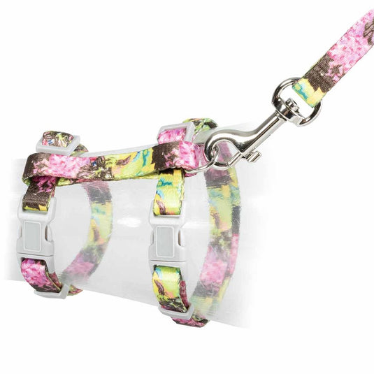 Duvo + kat wandelset bloemen splash 20-35cm 10mm - 125cm
