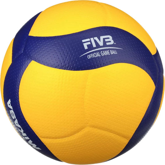 Mikasa - volleyball - v200w fivb - volleyball - unisex - microfiber - pro gameball - geel blauw - maat 5