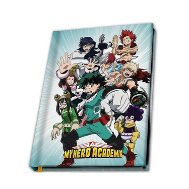 Abystyle - my hero academia - notebook - a5 - heroes