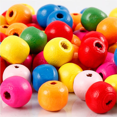 Creativ company http: www.cchobby.nl houten-kralen-d-10-mm-gatgrootte-2-5-3-mm-ca-70-div-diverse-kleuren-22-gr-1-doos