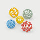 Tickit® tickit - silisoft - flexibele ballen - regenboog - 5dlg.
