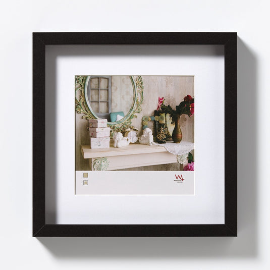 Walther stockholm - mdf houten lijst - fotoformaat 30x30 cm - zwart