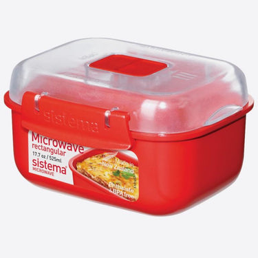 Sistema microwave magnetronbak - rechthoekige kom - 525ml