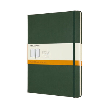 Moleskine classic notitieboek - extra large - hardcover - gelinieerd - mirte groen