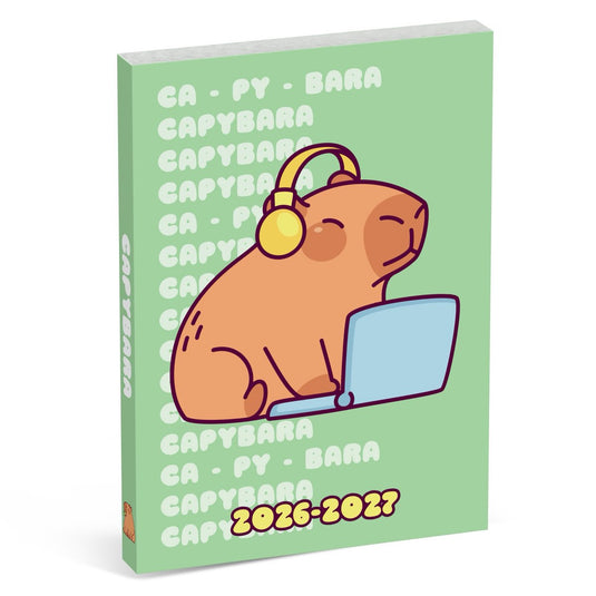 Capybara schoolagenda internationaal - groen
