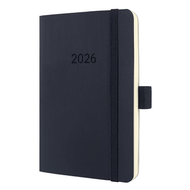 Sigel weekagenda 2026 conceptum - formaat a5 - met notitiepagina's - zwart - softcover - si-c2623