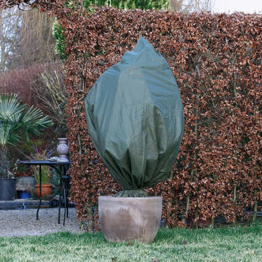 Nature - winterhoes - h150 x ø100cm - groen - afdekhoes - met aantrekkoord