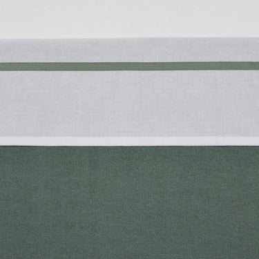 Meyco baby bies ledikant laken - forest green - 100x150cm - 0.3 tog