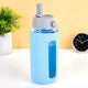 Paladone minecraft waterfles glas 800 ml – axolotl design met siliconen hoes