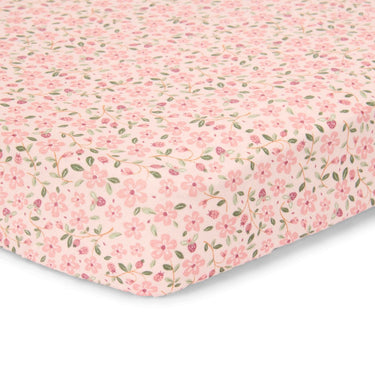 Little dutch junior hoeslaken - roze - maat junior - fairy garden - fairy floral