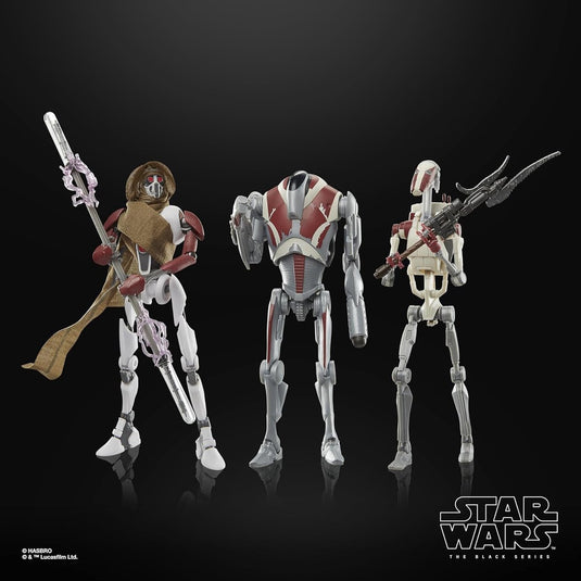 Hasbro star wars jedi: survivor black series action figure 3-pack magna guard, super battle droid battle droid action figuur