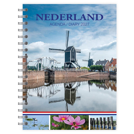 Comello agenda - 2027 - nederland - met spiraal - 17,5x21,5cm