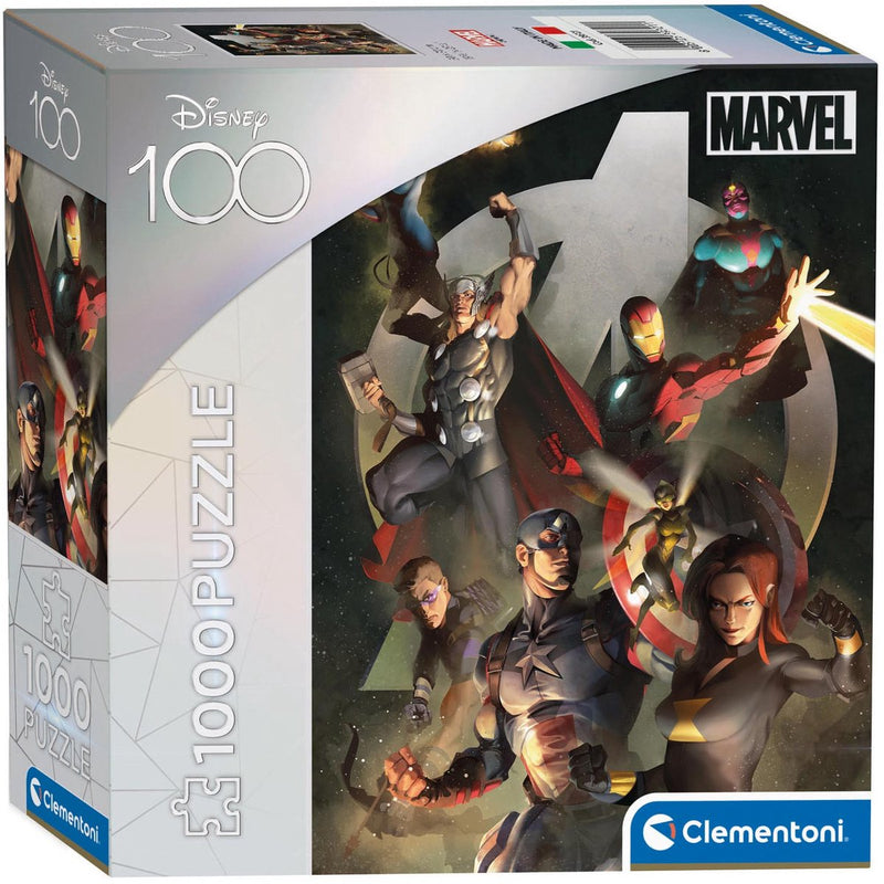 Load image into Gallery viewer, Clementoni puzzel disney 100 jaar - avengers, 1000st.

