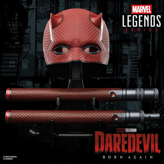 Marvel premium roleplay daredevil masker en billy club replica 1:1.
