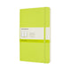 Moleskine classic notitieboek - large - softcover - blanco - citroen groen