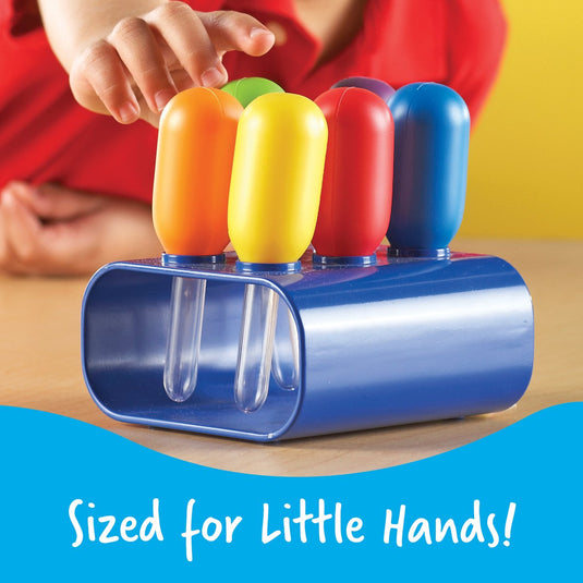 Learning resources primary science® jumbo eyedroppers with stand - 3+