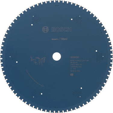 Bosch circular saw blade expert for steel 355 x 25,4 x 2,2 mm, 80