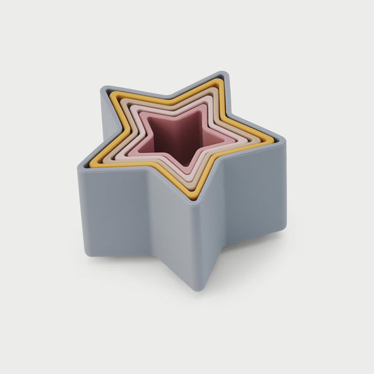 Tickit silisoft® star stapelbekers (aarde)