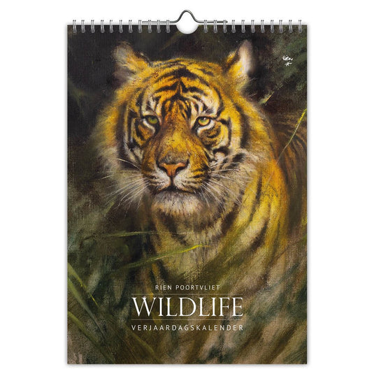 Rien poortvliet verjaardagskalender - wildlife - a4