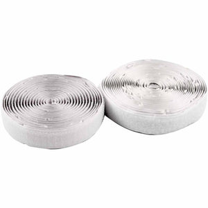 Creativ company klittenband wit 20 mm 5 m zelfklevend haak en lus.