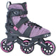 Tempish ayroo 3x90 dames skeelers – 3 wielen 90mm – fitness speed inline skates – zwart roze – maat 41
