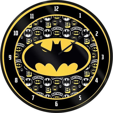 Dc comics batman logo wandklok