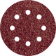 Wolfcraft - schuurpapier korrel 80 – 115mm – 25 stuks – voor schuurmachines – klittenbandbevestiging - 2271100