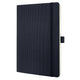 Sigel notitieboek - conceptum pure - a5 - zwart - softcover - 194 pagina's - 80 grams - dots - si-co309