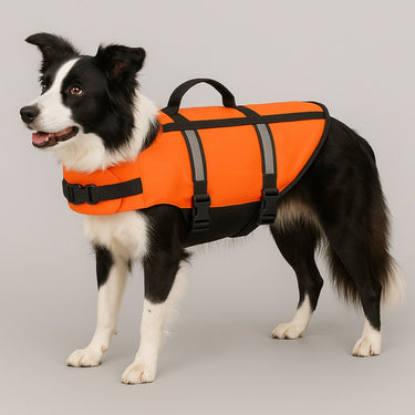 Flamingo hondenzwemvest – reddingsvest hond – honden zwemvest l – zwemvest marinus – fluo oranje