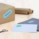 Merkloos sans marque herma 4468 blauw zelfklevend printerlabel printeretiket