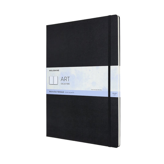 Moleskine art aquarel notitieboek - a3 - hardcover - zwart